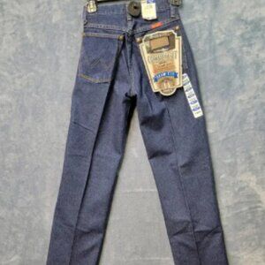 Wrangler Cowboy Cut Slim Fit Jeans 1 X 30 NWT Dark Wash Western NWT Made in USA